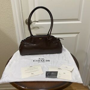 Coach Empire Carryall Bag 34 Brass/Maple Authentic